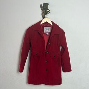 The Original Arizona girls red wool coat size 14